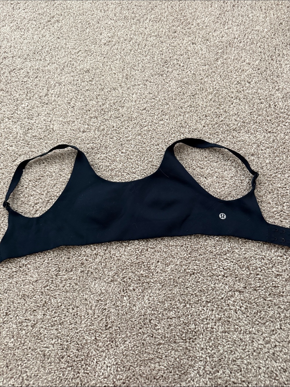 lululemon athletica navy Supportive Sports Bra with Hook Back